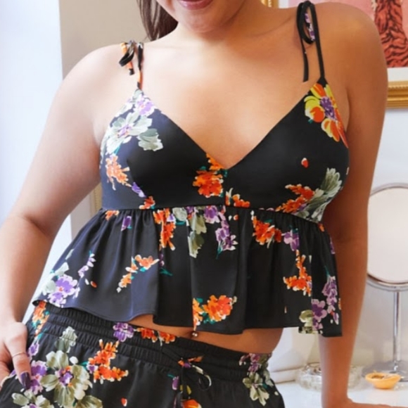 Savage X Fenty BNWT Night Blooms Sleep Cami, M - Picture 2 of 4